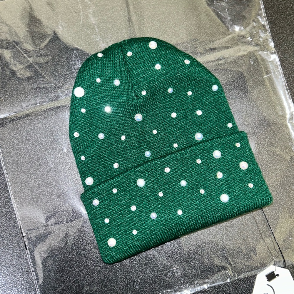 “Emerald Glow” Beanie